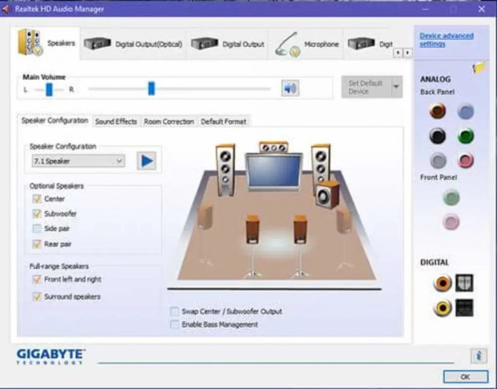 realtek audio driver windows 10 64 bit