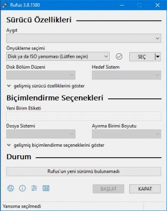 Usb'den windows 10 indir