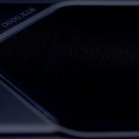 A close-up of an rtx 3090 graphics card.