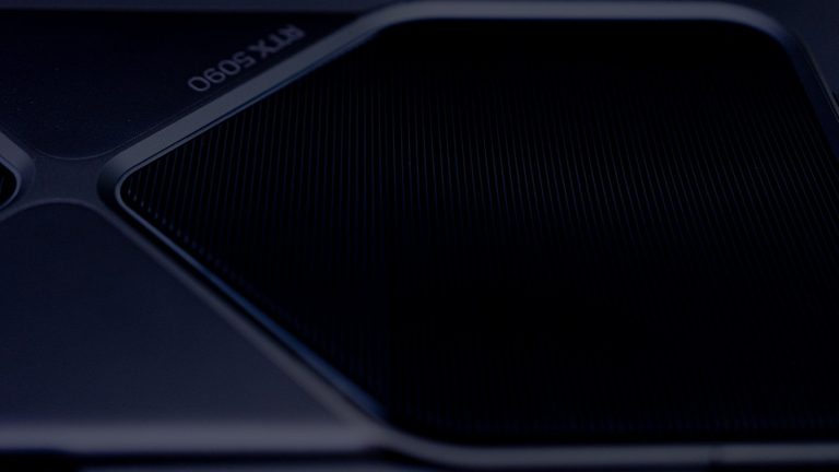 A close-up of an rtx 3090 graphics card.