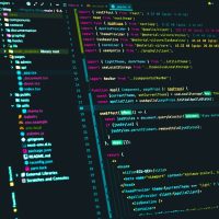code editor displaying react source code