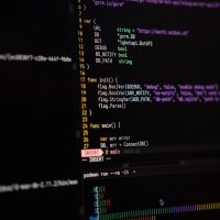 a close up of a computer screen with a program on it