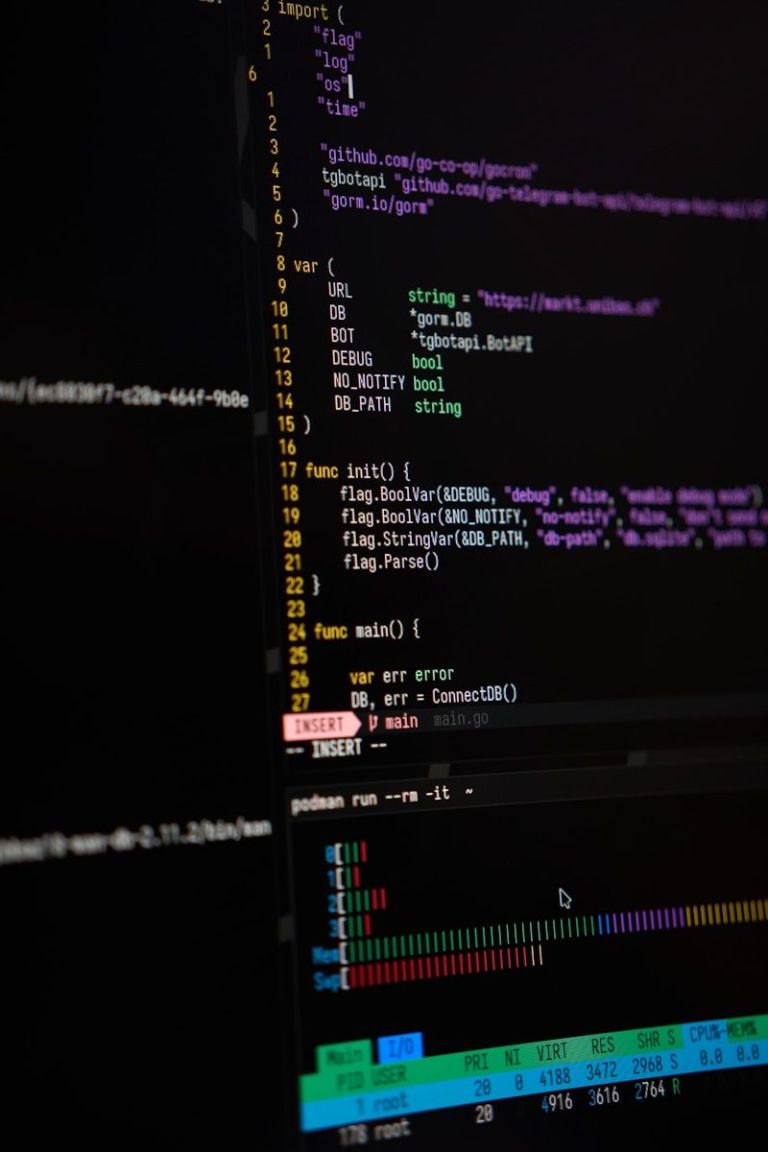 a close up of a computer screen with a program on it